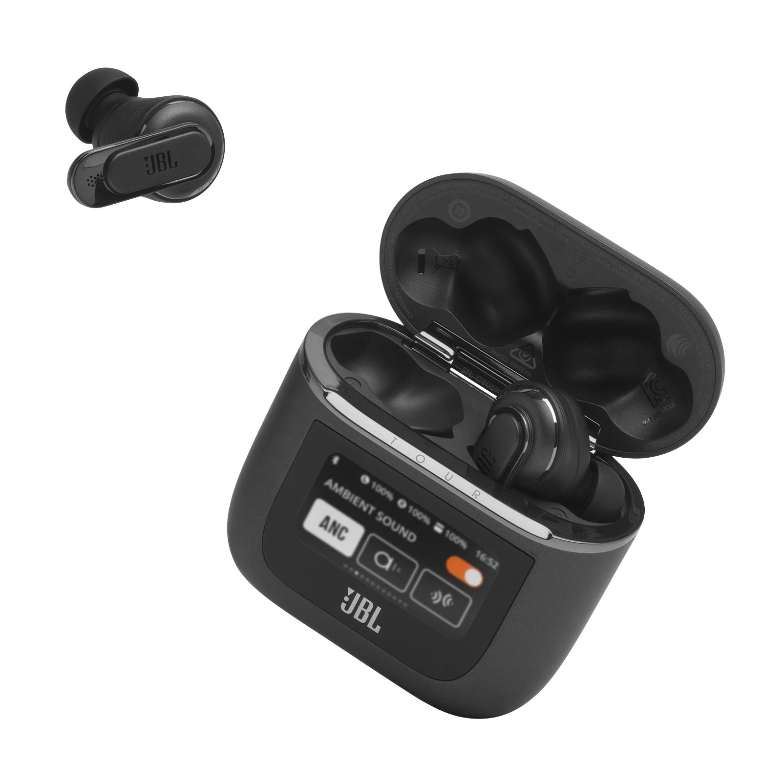 JBL Tour Pro 2 - Écouteurs Intra-auriculaires Sans Fil Bluetooth Avec Réduction De Bruit - Noir
